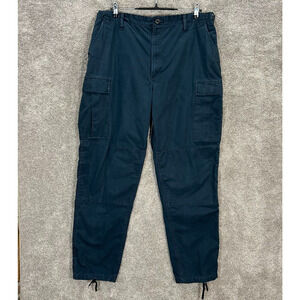Genuine Gear Tactical Pants Means Large Blue Cargo Ripstop Measures 36x33 EMS